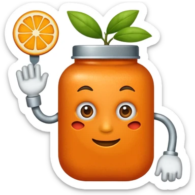 Crea un emoji para representar un area de trabajo de un deposito sticker