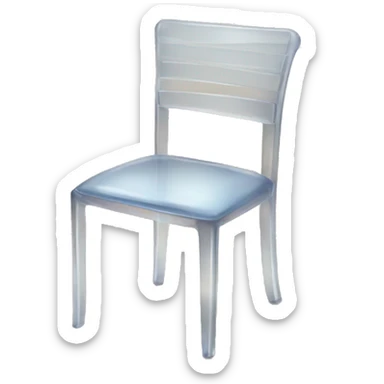 transparent chair sticker