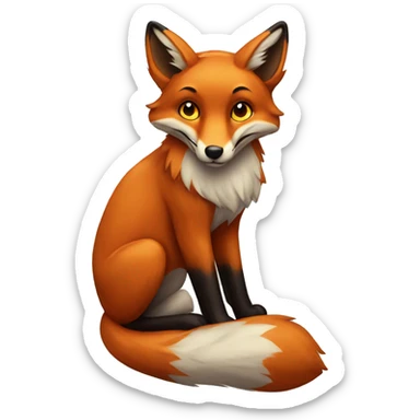 Fox sticker