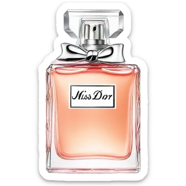 perfume miss dior sticker