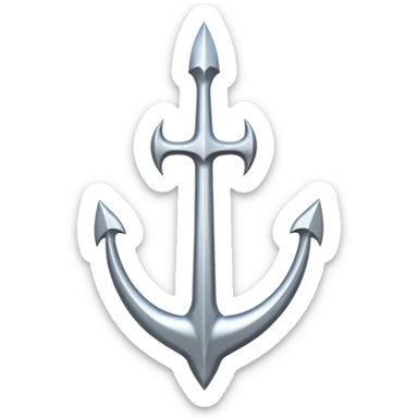 Ψ. This right here, make the middle bar longer looking like a trident sticker