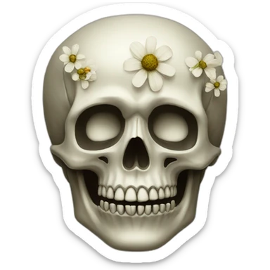 The flower of death sticker
