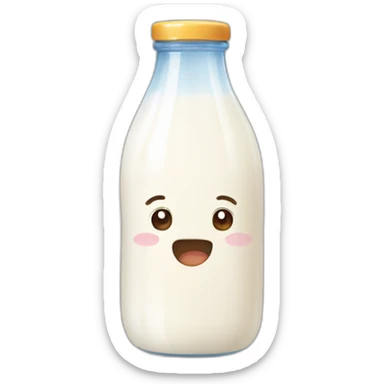 cute milk sticker