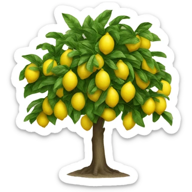 lemon tree sticker