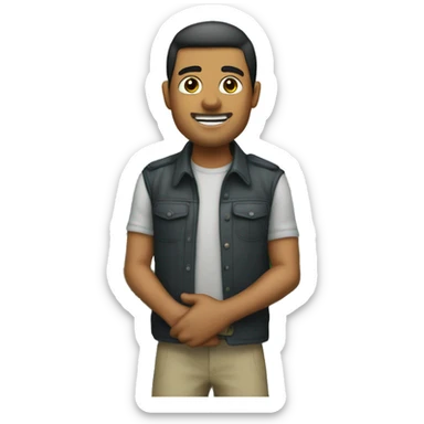 Hombre en el parque de san pedro sula sticker