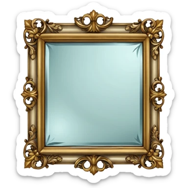 Antique Mirror sticker