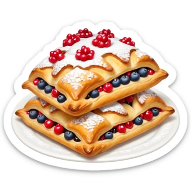 Danish berry Pastries sticker