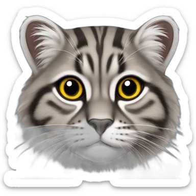 Pallas cat sticker
