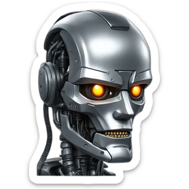 T800 robot sticker