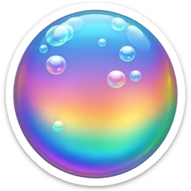 bubbles sticker