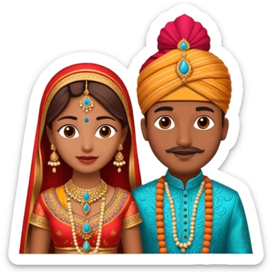 indian marriage sticker