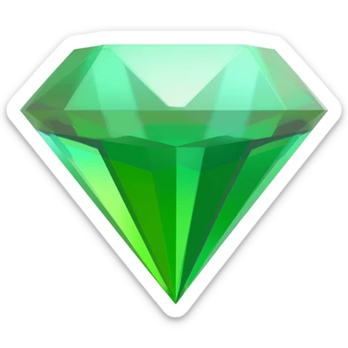 create the same emoji, but in green: 🔸 sticker