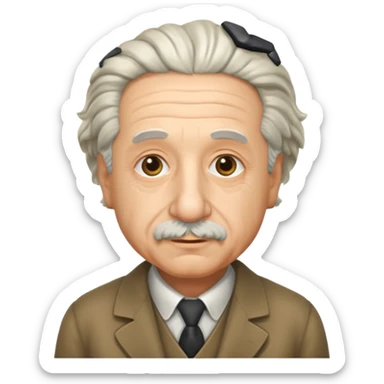 albert einstein sticker