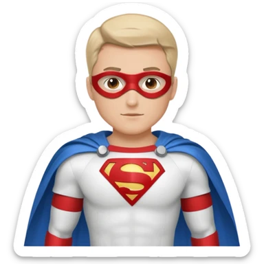 Male nurse superhero  sticker