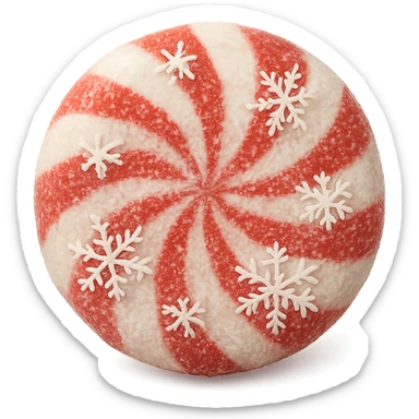 winter candy, remove background sticker