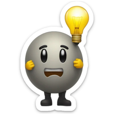 Mate y bombilla sticker