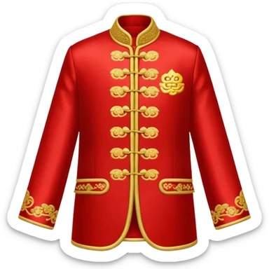 Tang suit jacket in red sticker