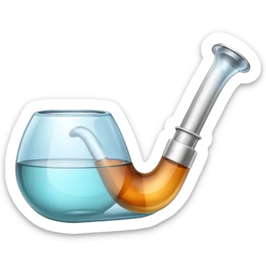 Glass pipe sticker