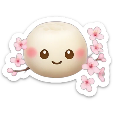 Sakura mochi sticker