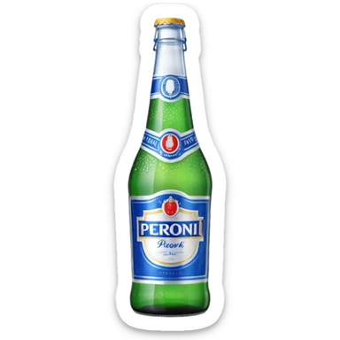 PERONI BOTTLE unbranded sticker