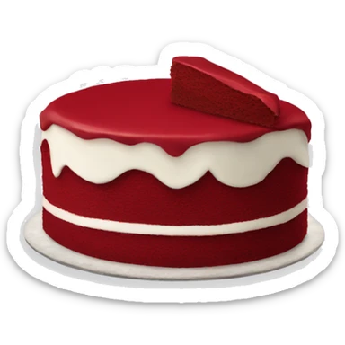 Red velvet cake  sticker