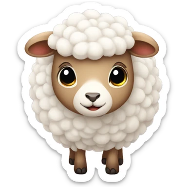 Cute Sheep  sticker