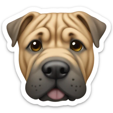 Shar Pei sticker