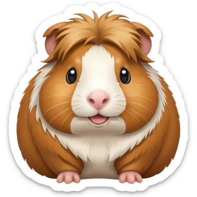 guinea pig happy sticker