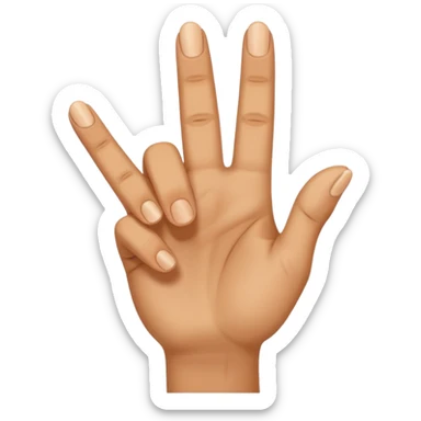 finger pointing straight ahead to me sticker