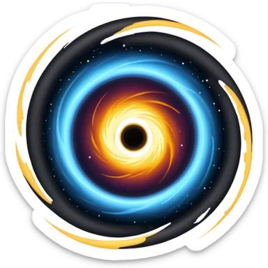 black hole sticker
