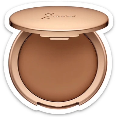Brown makeup foundation sticker