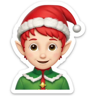 Elf on the shelf sticker
