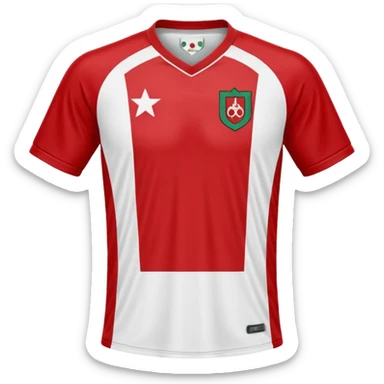 Maillot du Maroc foot sticker