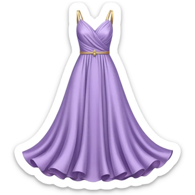 light purple dress sticker