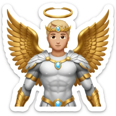 Aesthetic masculine archangel  sticker