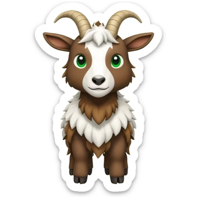 Gogoat-Skiddo-Sprigatito-fusion  sticker