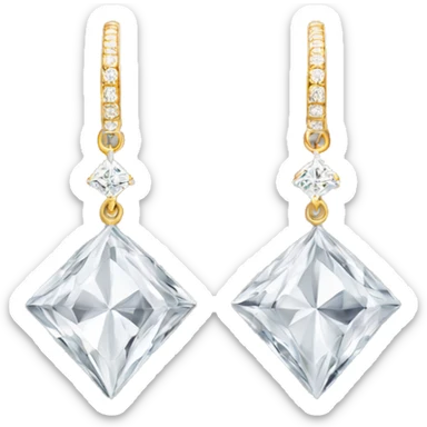 Earrings DIAMOND sticker