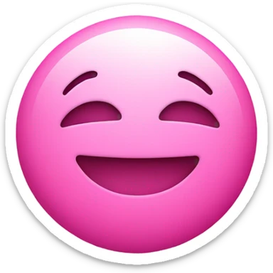 pink pill with happy face sticker