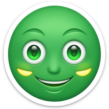 twitch sub emote for toxic shotz fav colour green sticker