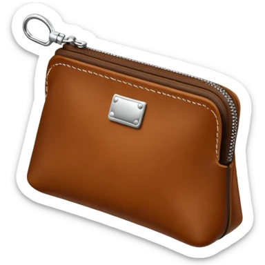 Coin purse – small  zipper or clasp. sticker
