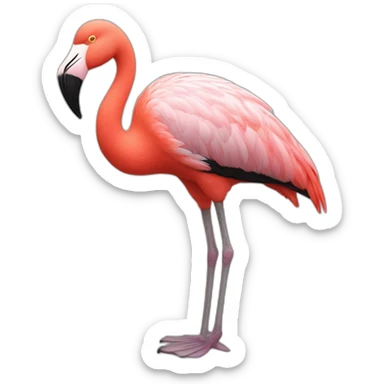 Flamant rose sticker