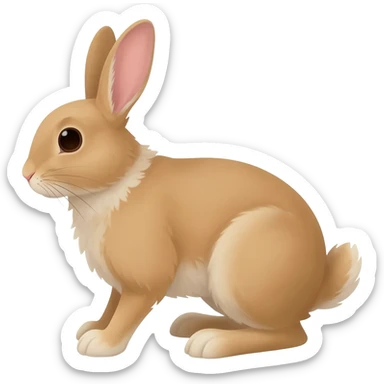 Lapin stylee sticker