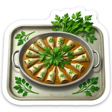 caragols a la llauna amb alioli sticker