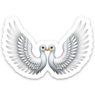 Wings both Left and right side sticker