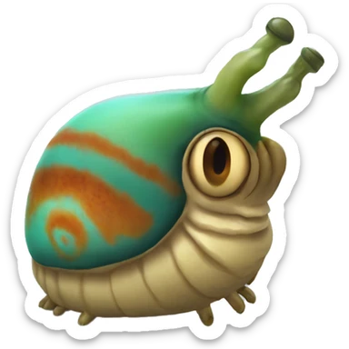 A shaman slug sticker