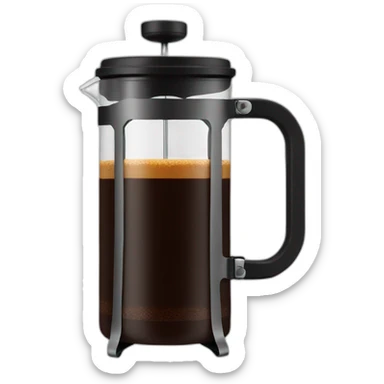 french press sticker