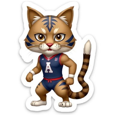 Arizona Wildcats mascot sticker