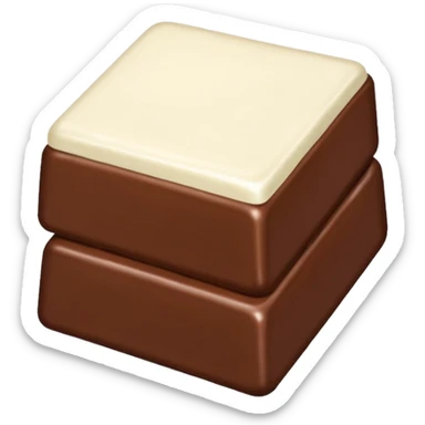 barra de chocolate blanco sticker