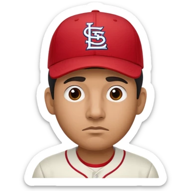 Mexican with St. Louis hat, lowkey a bitch  sticker