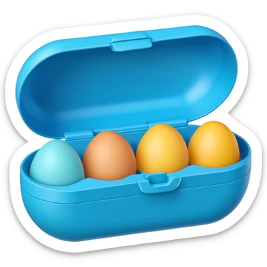Surprise egg box sticker